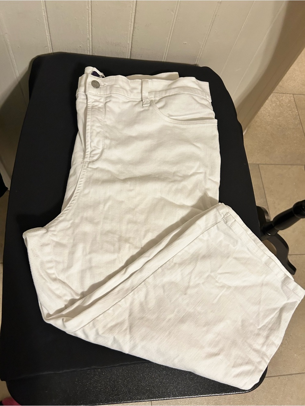 NYDJ Crop White Lift Tuck Technology Jeans/Size 20W